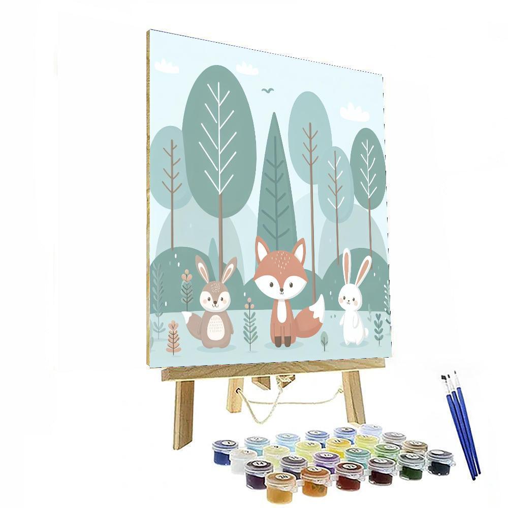 The Enchanted Woodland Paint By Numbers Art