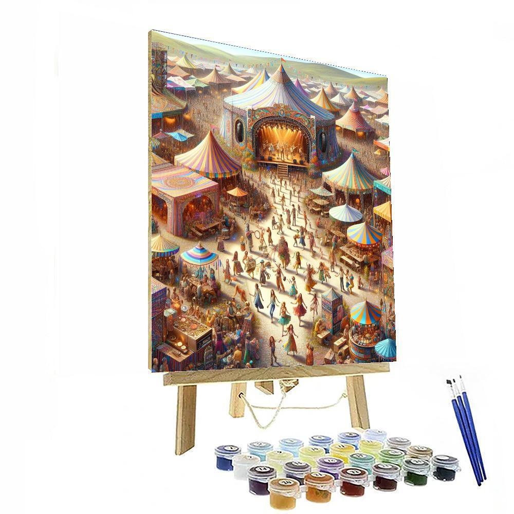 The Sziget Festival Paint By Numbers Art