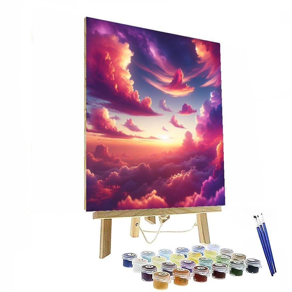 Dreamy Skyscape Paint By Color