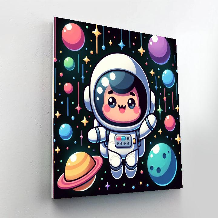 Space Adventurer Paint By Color