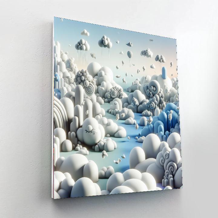 Dreamy Cloudland For Kids Numbered Painting Kits