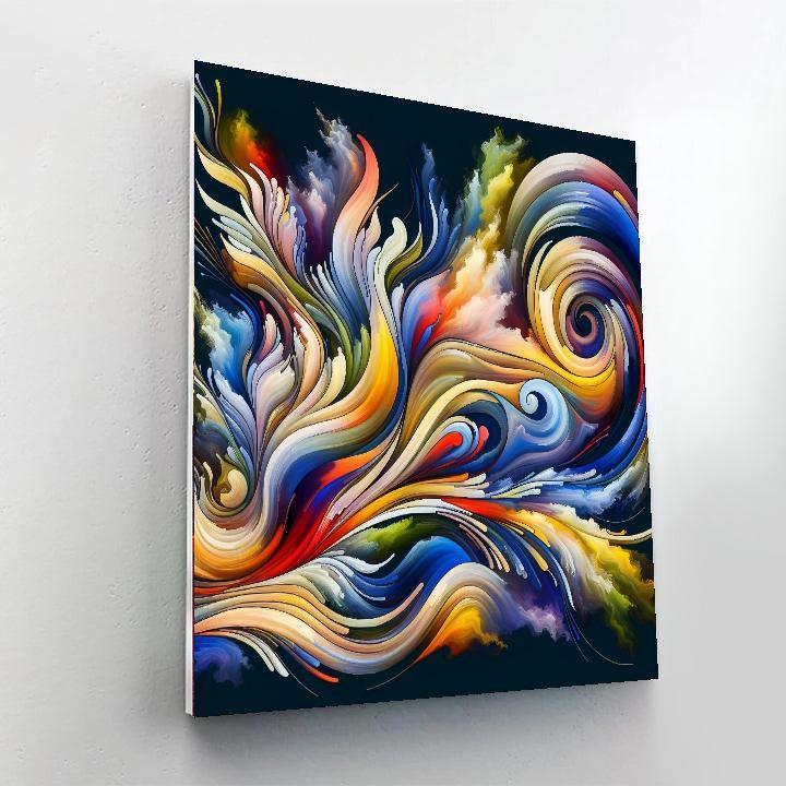 Abstract Nature Symphony Painting Number Kit