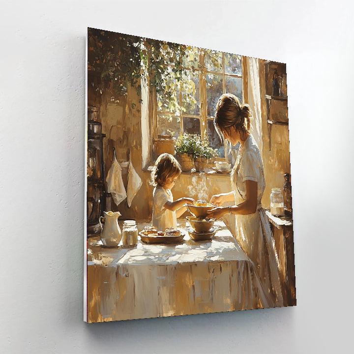 Rays Of Morning Love Number Painting