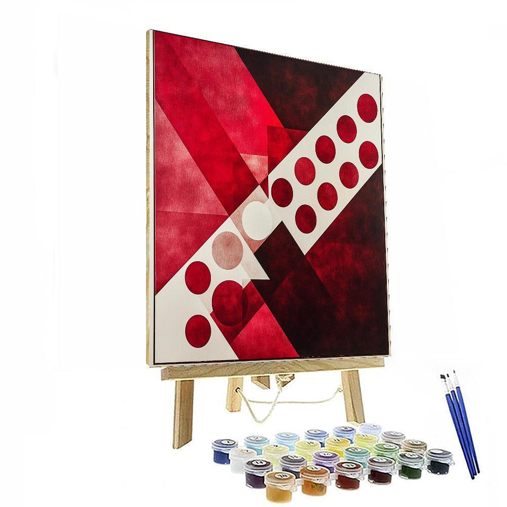 Kazimir Malevich Inspired Synthesis Of Shapes  Painting Number Kit