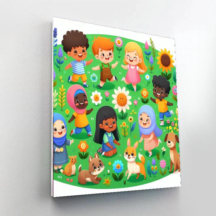 Enchanted Meadow Adventure Paint By Number