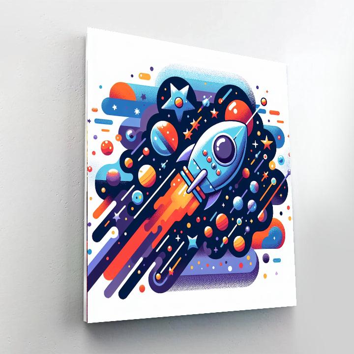Space Voyage Discovery Paint By Color