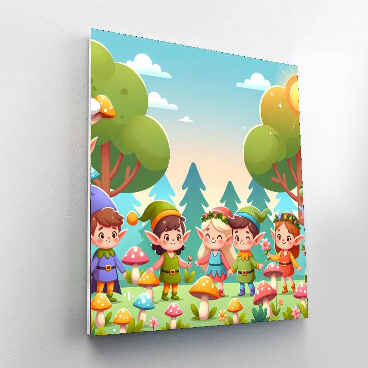 Mystical Elves Paint By Number