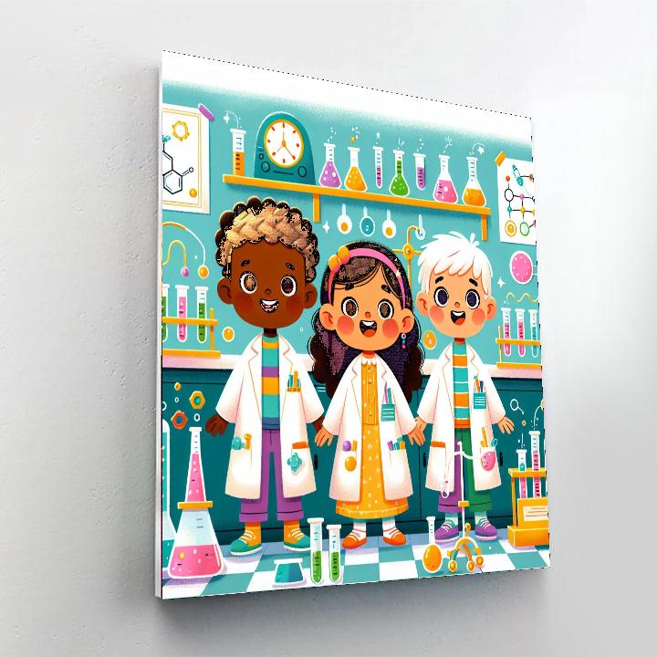 Curious Little Scientists Numbered Painting Kits