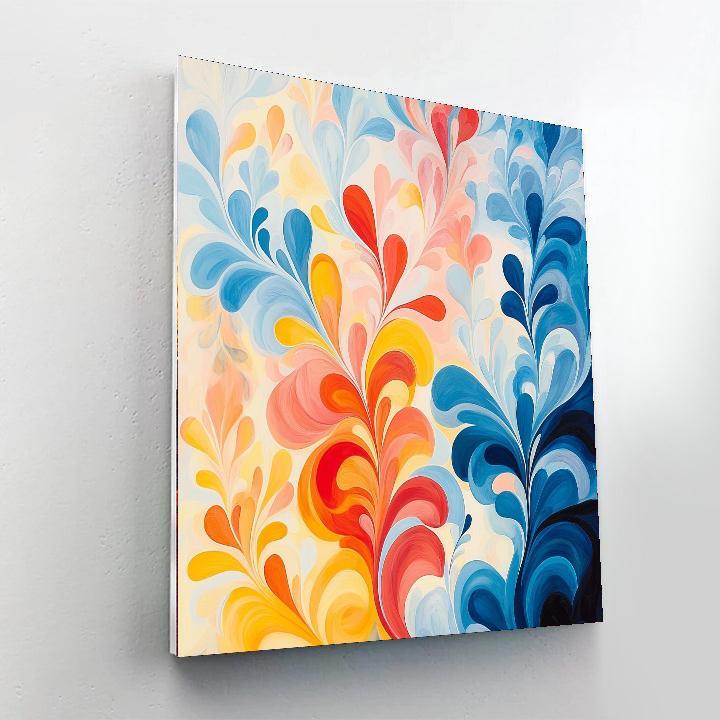 Joan Miró Inspired Colorful Dreamlands  Numbered Painting Kits