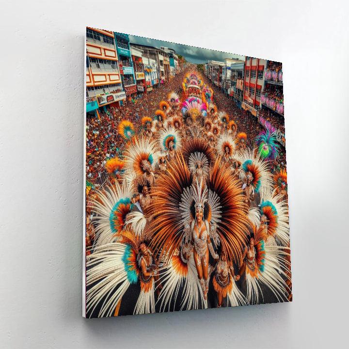 Karnival - Trinidad And Tobago Number Painting