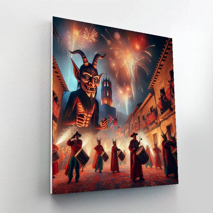 Patum De Berga - Spain Paint By Numbers Art