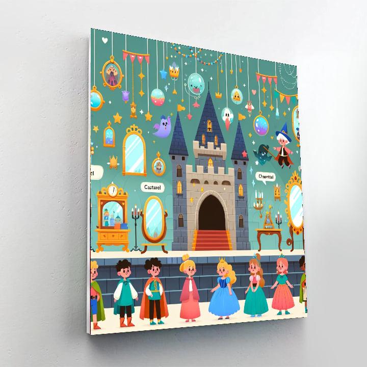 Fantasy Quest Castle Paint By Number