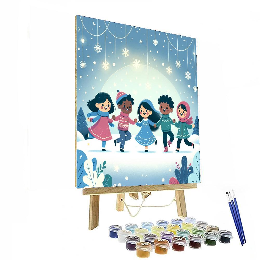Winter Wonderland Waltz Paint By Numbers Art