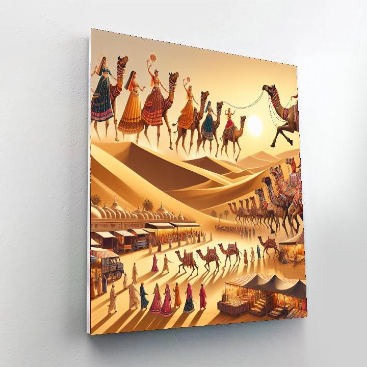 Jaisalmer Desert Festival Numbered Painting Kits
