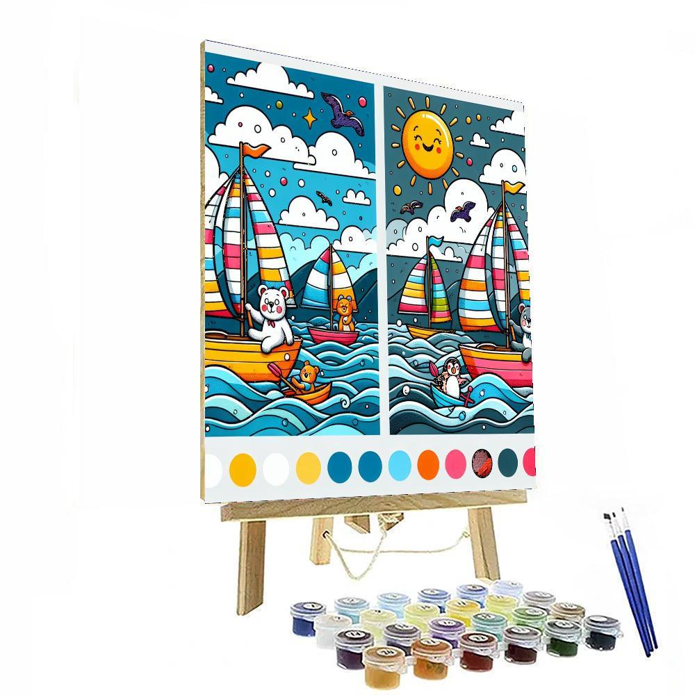 Sailing Adventure For Little Mariners Numbered Painting Kits