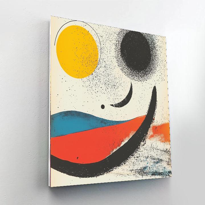 Joan Miró Inspired Serendipitous Forms  Paint By Color