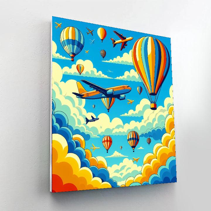 Sky Adventure Painting Number Kit