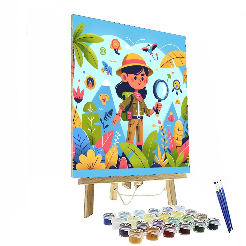 Mystery In The Jungle Numbered Painting Kits