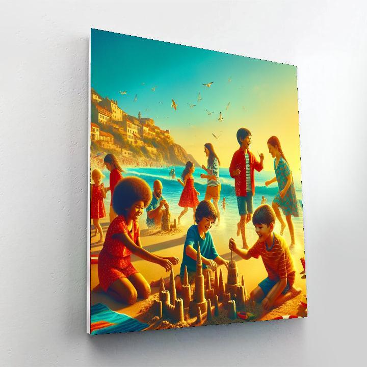 Playful Seaside Adventure Paint By Number