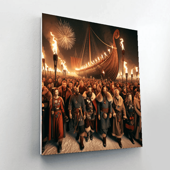 Up Helly Aa - Scotland Paint By Number