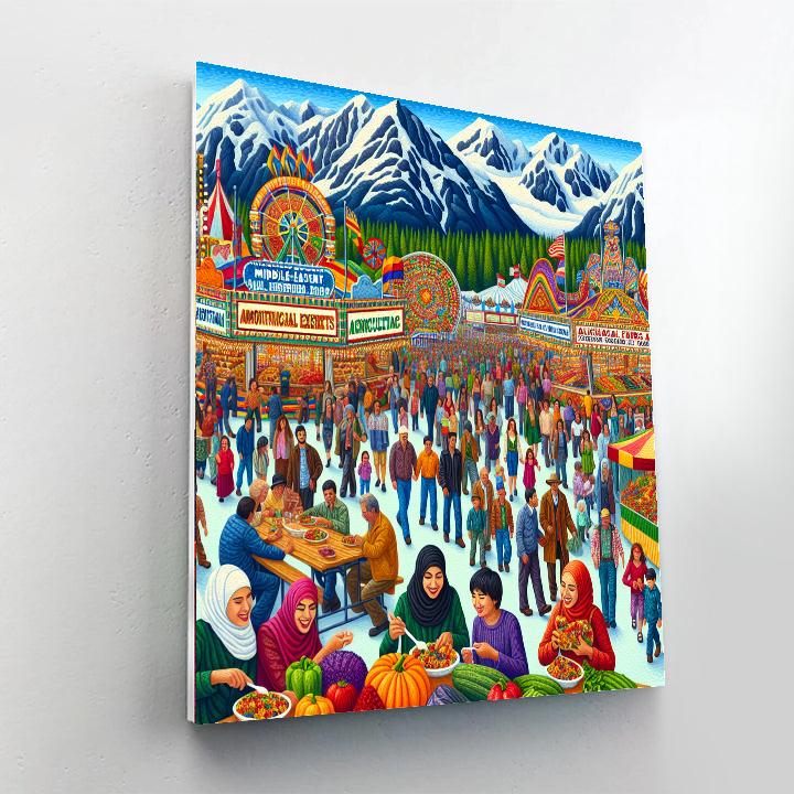 Alaska State Fair - United States Paint By Color