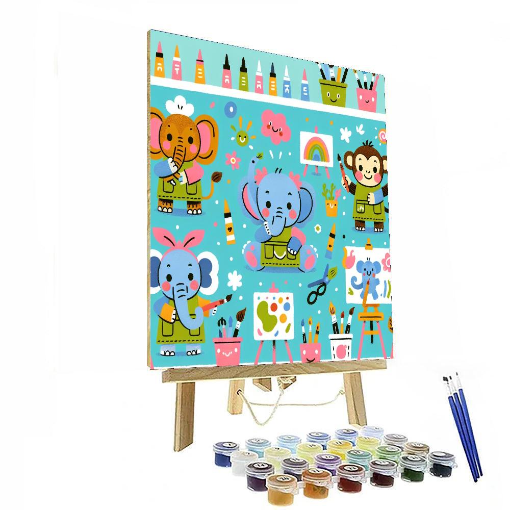 Animal Art Show Paint By Numbers Art