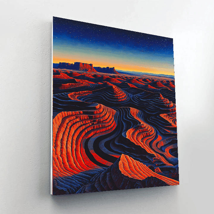 Valley Of The Moon - San Pedro De Atacama Numbered Painting Kits