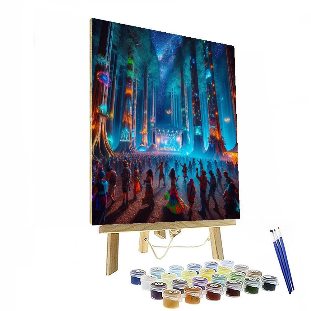 Electric Forest Festival - Michigan Paint By Numbers