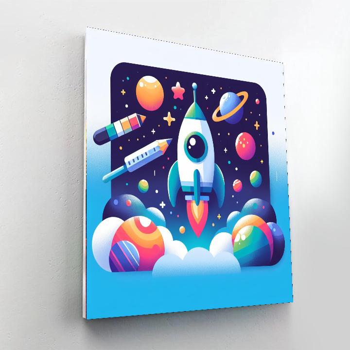 Galaxy Of Stars Adventure Number Painting