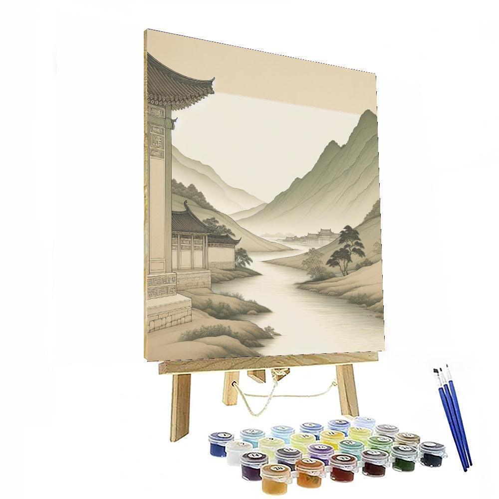 Ancient Eastern Serenity Number Painting