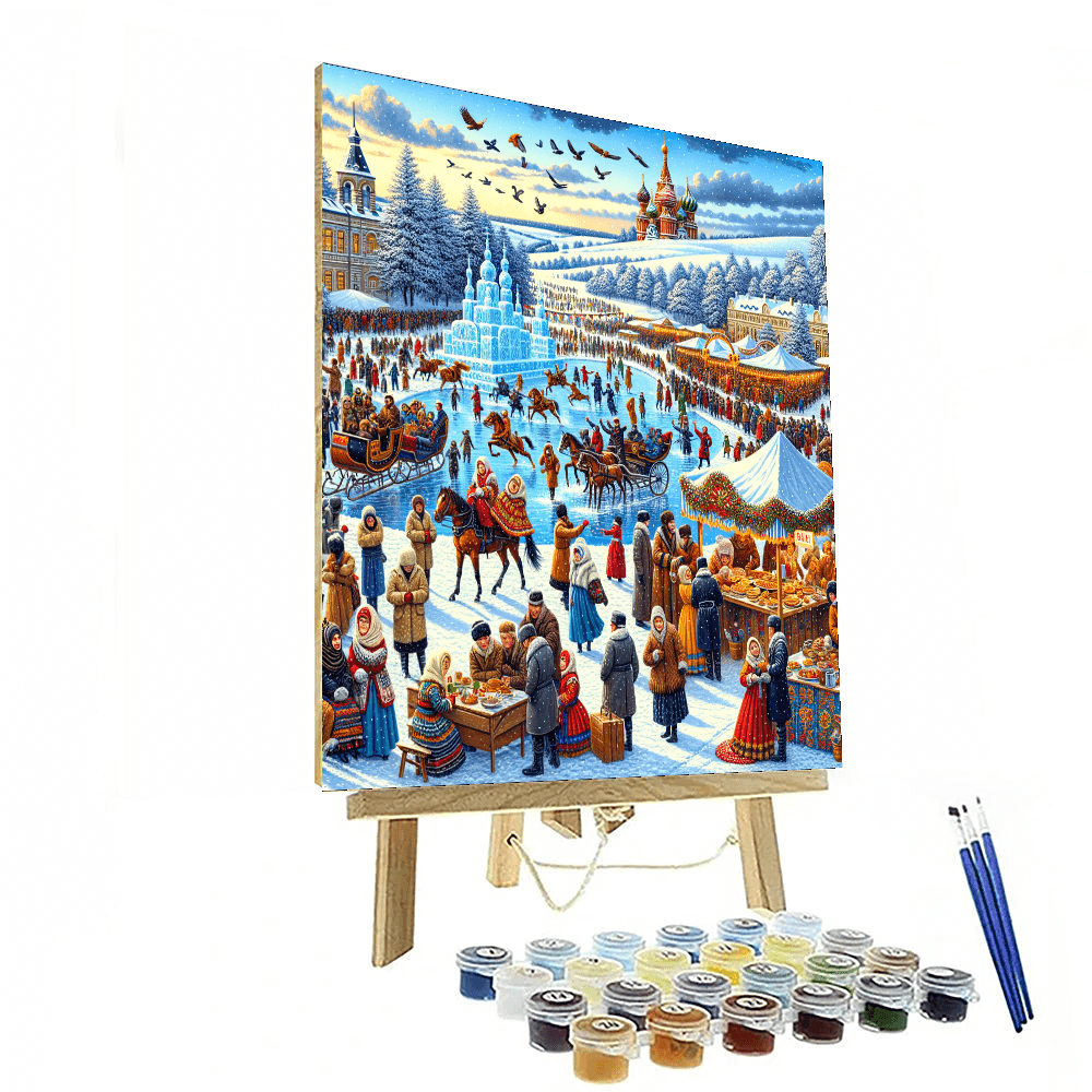 Kazan Russian Winter Festival - Russia DIY Paint By Numbers