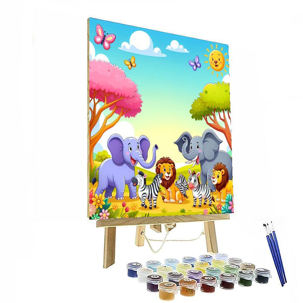Safari Explorations Paint By Numbers