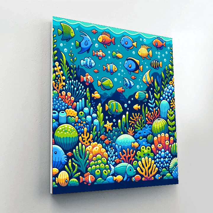 Charming Oceanic Adventure Paint By Numbers Art