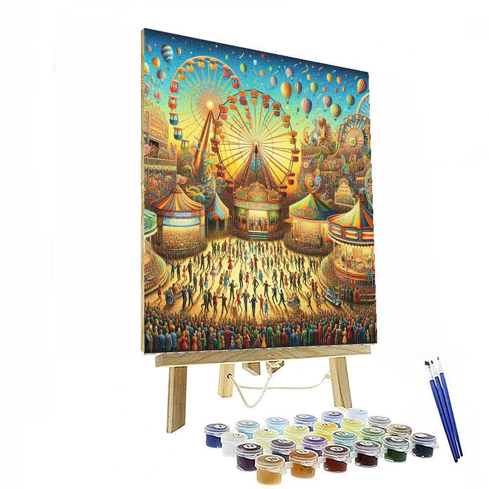Lively Carnival Festival Paint By Numbers