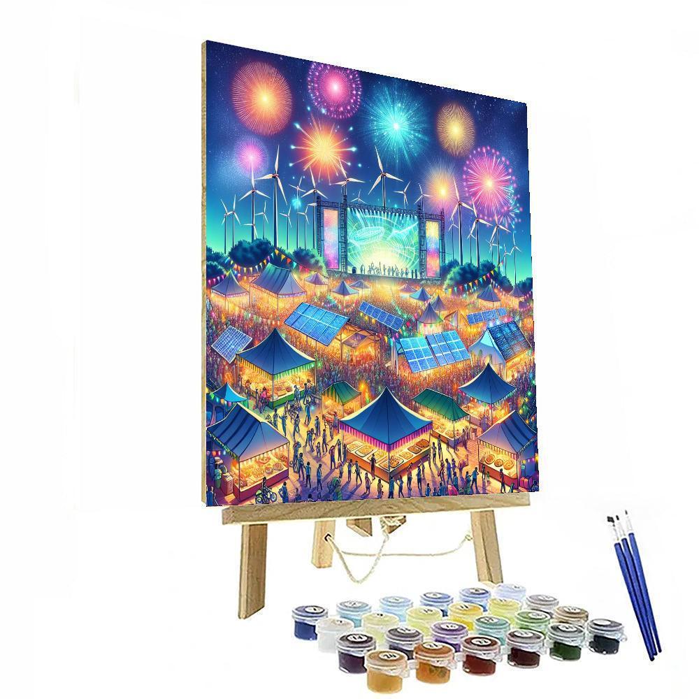 Kansai Electric Power Festival - Japan DIY Paint By Numbers