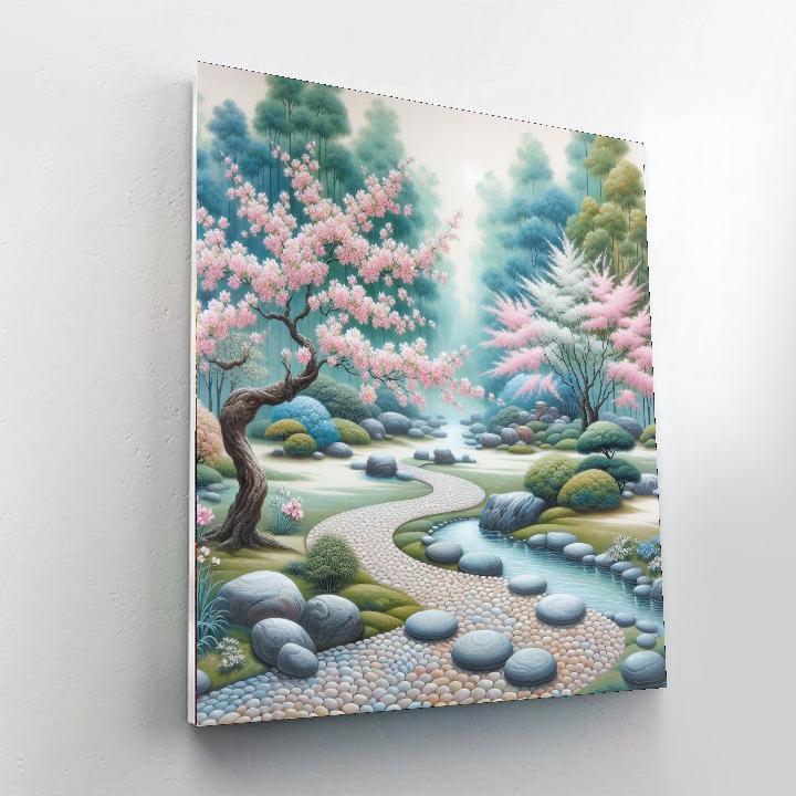 Peaceful Asian Garden Paint By Numbers Kits