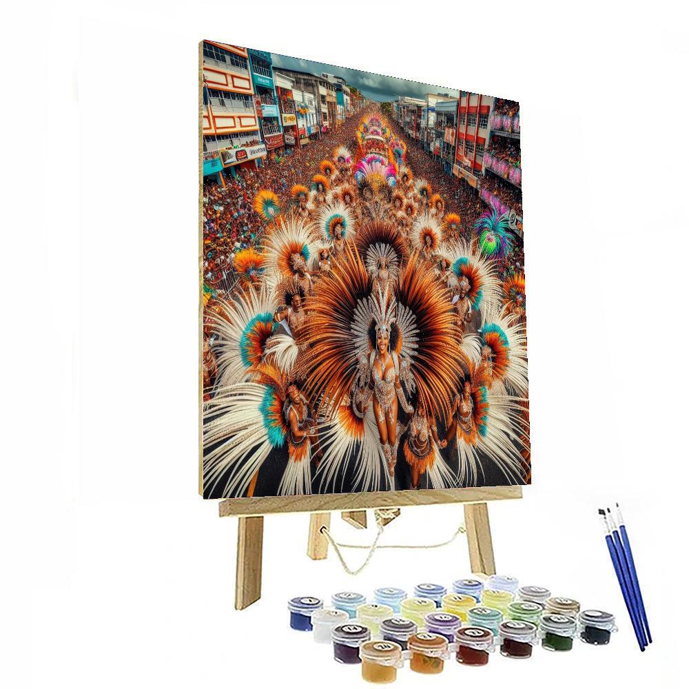 Karnival - Trinidad And Tobago Number Painting