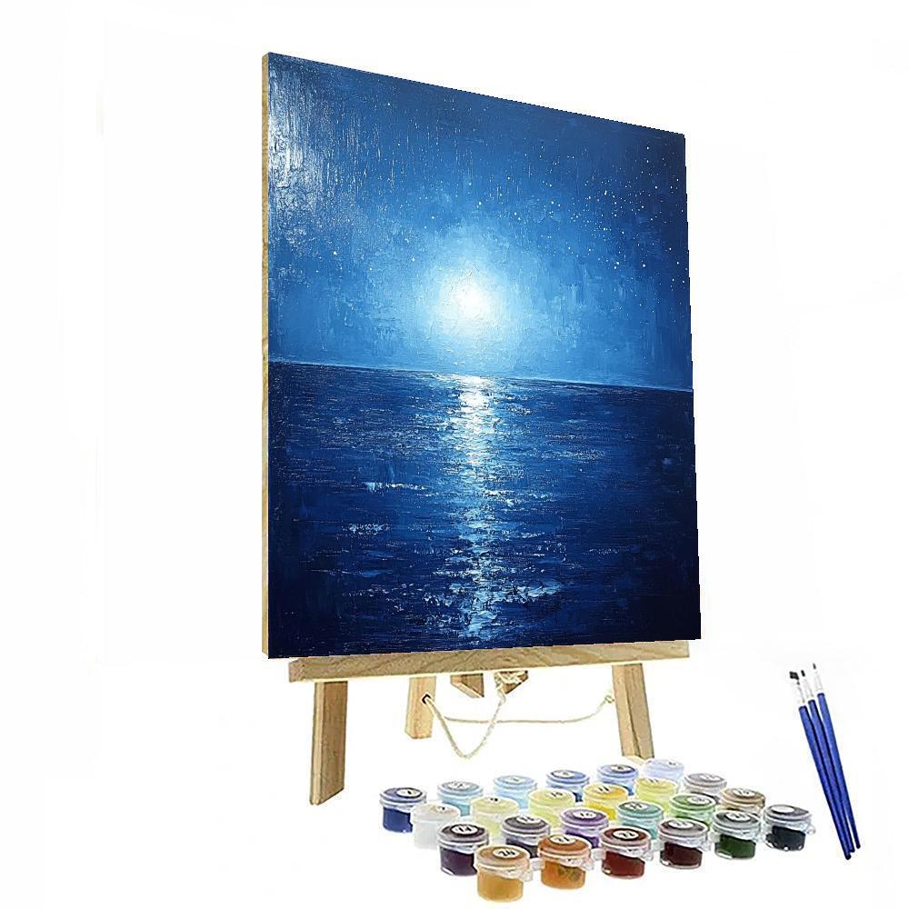 Paul Cézanne Inspired Abstract Nightfall  Paint By Numbers Art