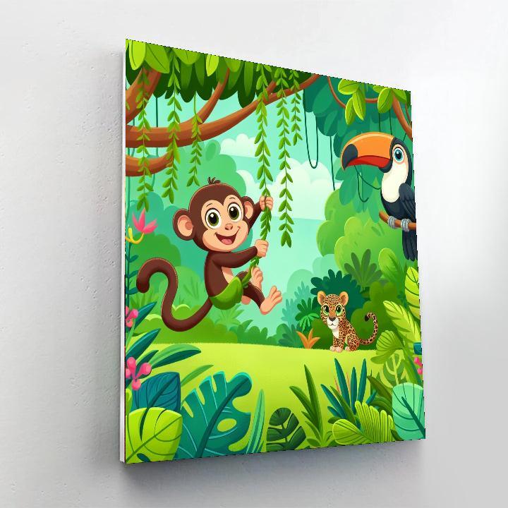 Jungle Adventure Quest DIY Paint By Numbers