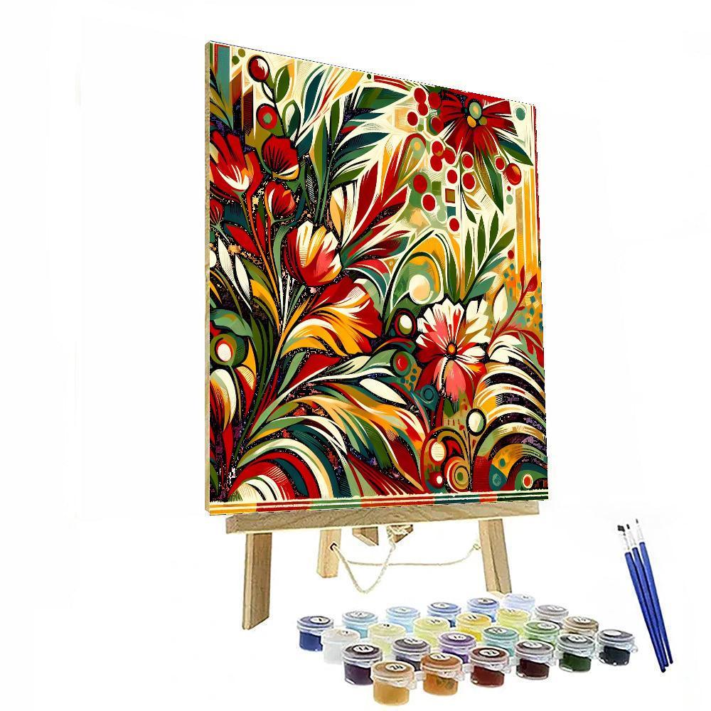 Frida's Vibrant Garden Numbered Painting Kits