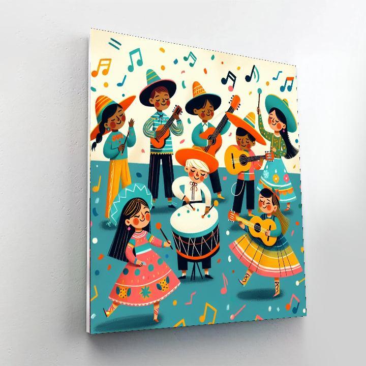 Rhythmic Dance Party Paint By Numbers Kits