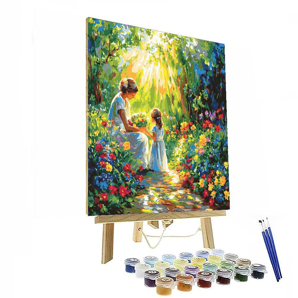 The Love That Blooms Painting Number Kit