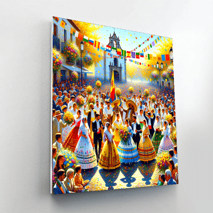 Fiesta De San Isidro Numbered Painting Kits