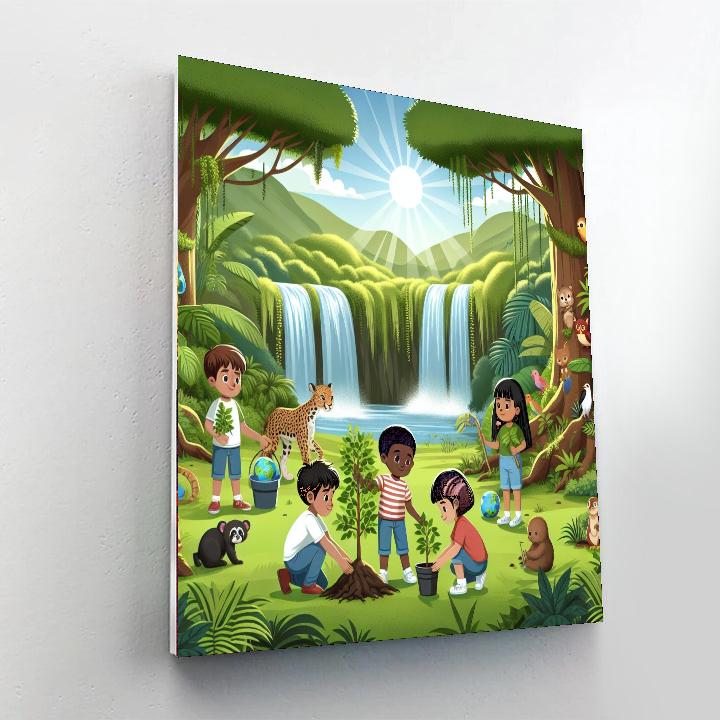 Rainforest Conservation Mission Paint By Number