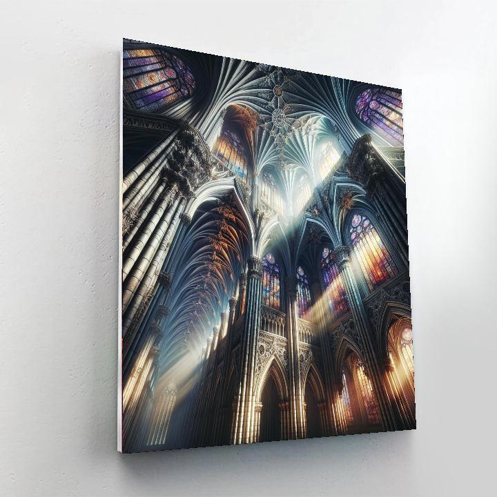 Gothic Cathedral Mystique Numbered Painting Kits