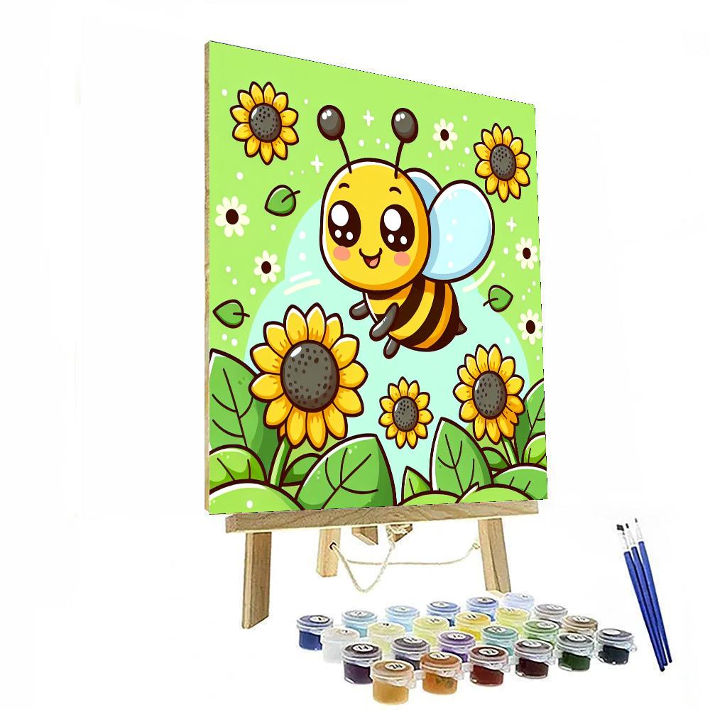 Bright Bee Bliss Numbered Painting Kits