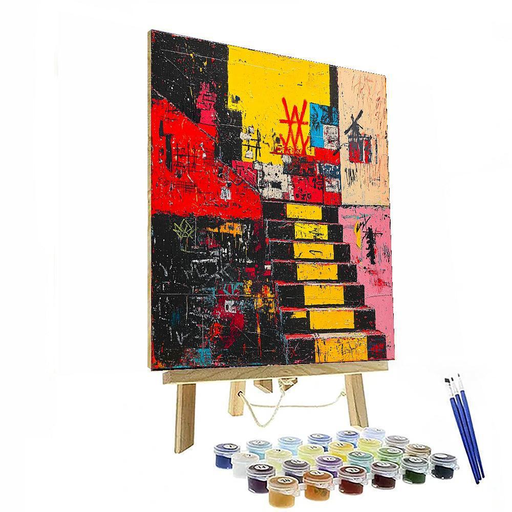 Jean-Michel Basquiat Inspired Rhythms Of Resistance  Numbered Painting Kits