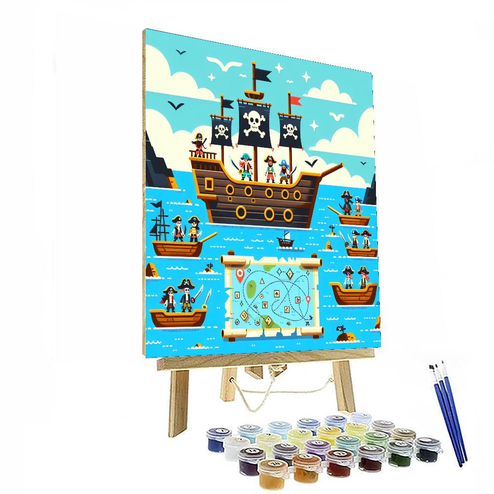 Piratical Sea Voyage Painting By Numbers Kit