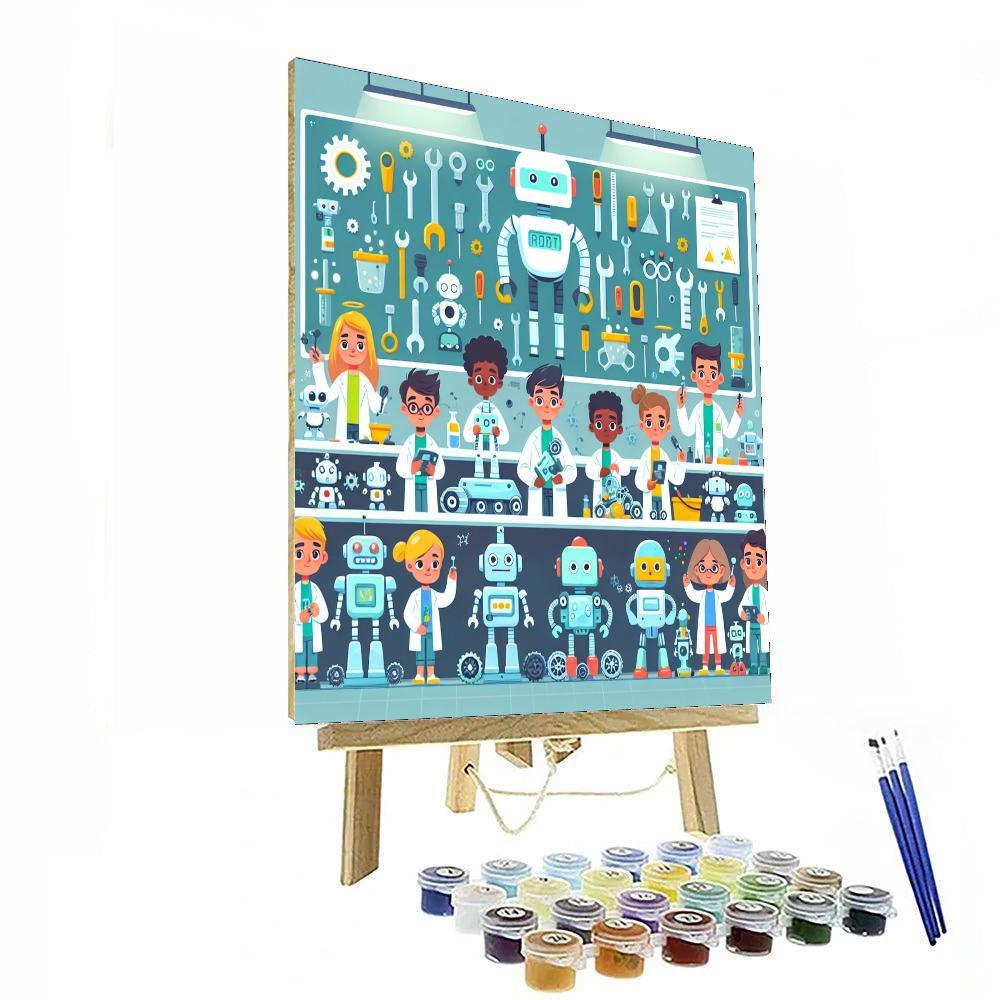 Robotics Inventor's Lab Paint By Numbers Kits