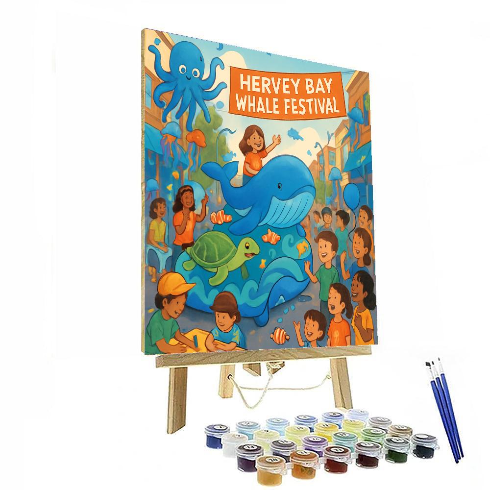 Harvey Bay Whale Festival Painting Number Kit